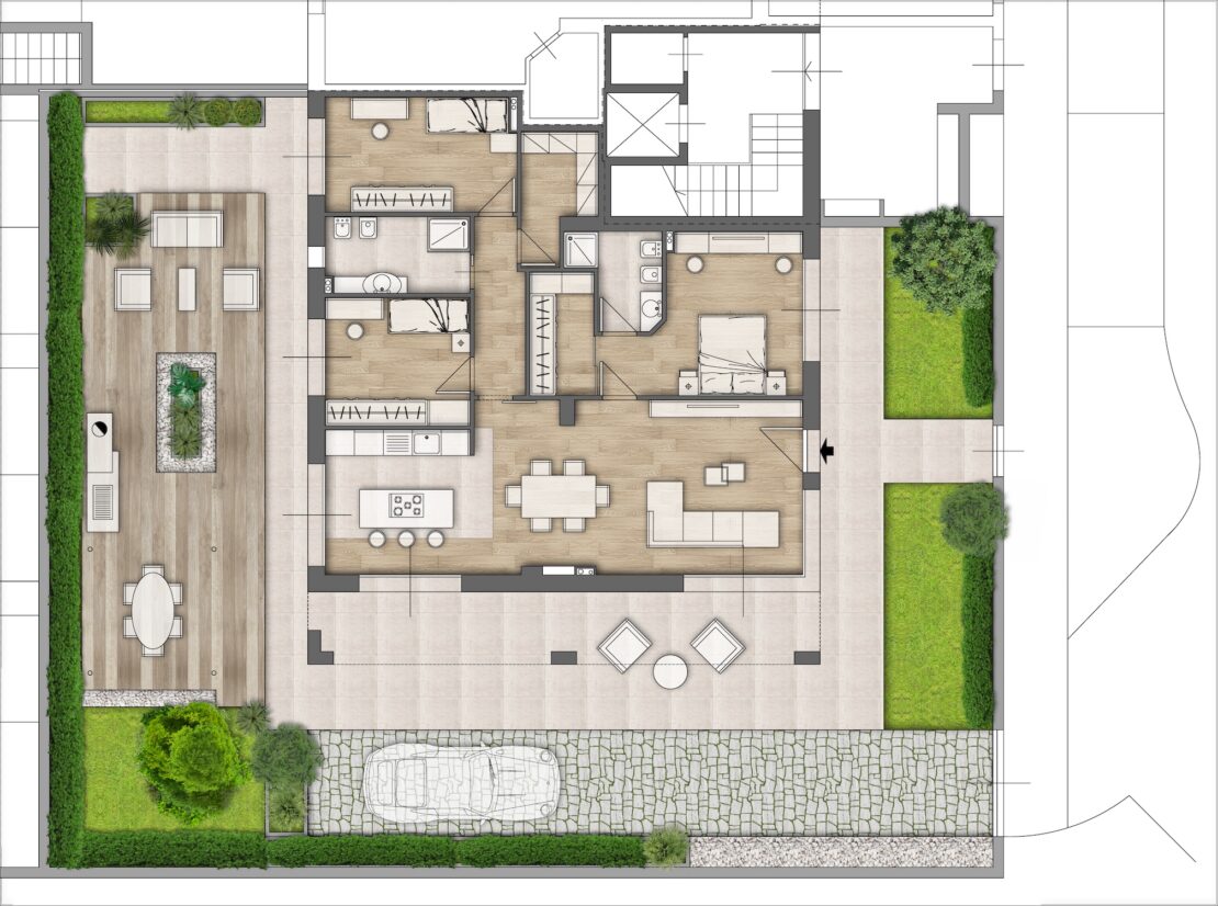 San Michele Le Margherite - Planimetria