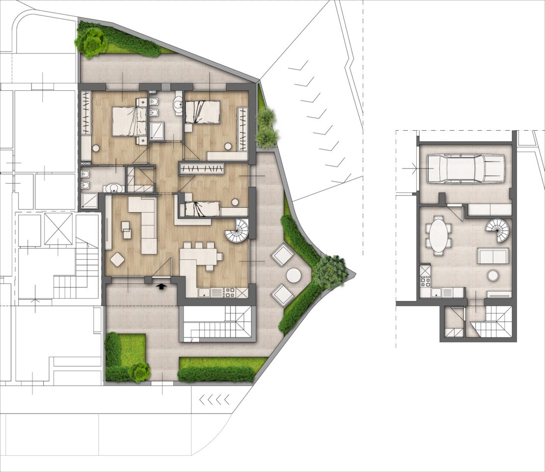 San Michele Le Margherite Appartamento D - Planimetria