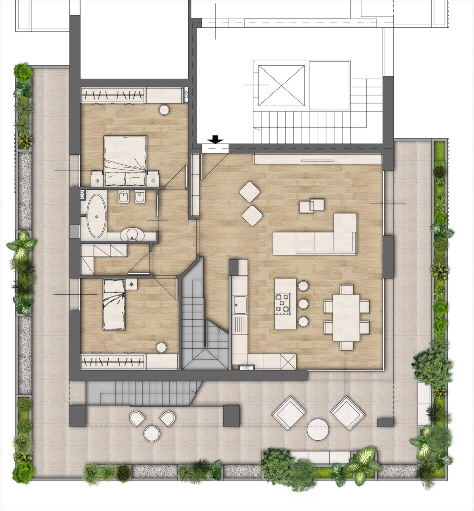 San Michele Le Margherite Appartamento I - Planimetria