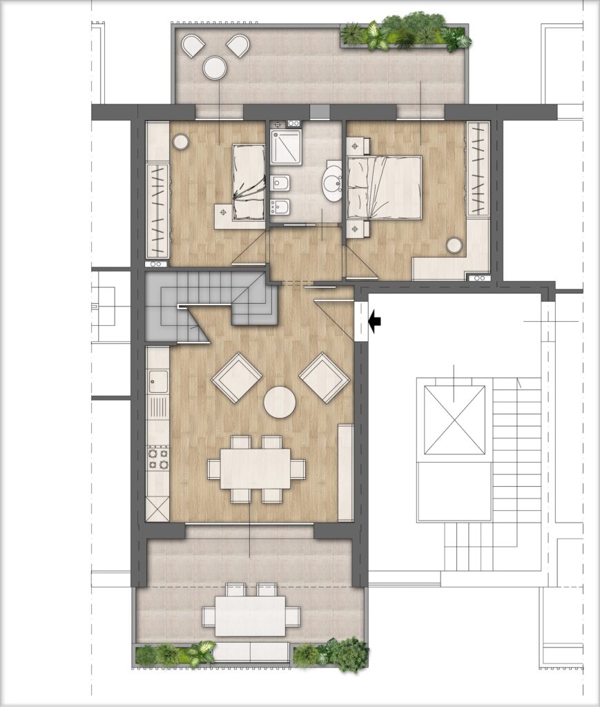 San Michele Le Margherite Appartamento M - Planimetria 2